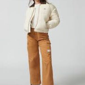 Alpha Industries Women’s High-Rise Wide Leg Cargo Pants Sample 2/4 Flight Tag